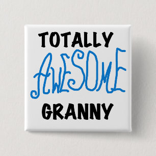 Total fantastische Oma-blaue T-Shirts und Button