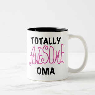 Total fantastische Oma rosa T - Shirts und Zweifarbige Tasse