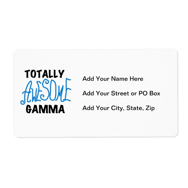 Total fantastisches Gamma-blaue T-Shirts und (Vorne)