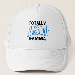 Total fantastisches Gamma-blaue T-Shirts und Gesch Truckerkappe