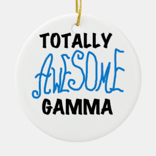 Total fantastisches Gamma-blaue T-Shirts und Keramik Ornament