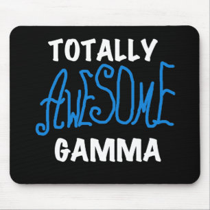 Total fantastisches Gamma-blaue T-Shirts und Mousepad