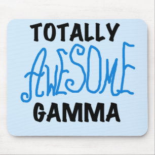 Total fantastisches Gamma-blaue T-Shirts und Mousepad