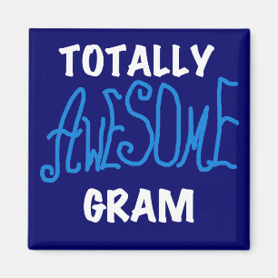 Total fantastisches Gramm-blaue T-Shirts und Magnet