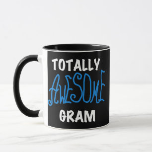 Total fantastisches Gramm-blaue T-Shirts und Tasse