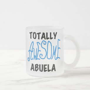 Total großartige Abuela Blue T-Shirts und Geschenk Mattglastasse