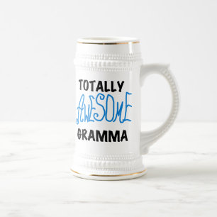 Total großartige Oma-Blue-T-Shirts Geschenke Bierglas