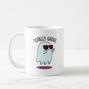 Total Gruselig Lustig Cooler Halloween-Geist-Worts Kaffeetasse