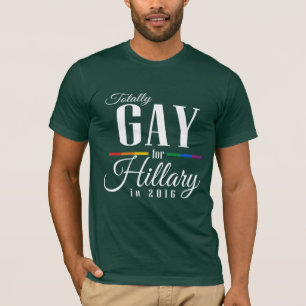 TOTAL HOMOSEXUELL FÜR HILLARY - .PNG T-Shirt