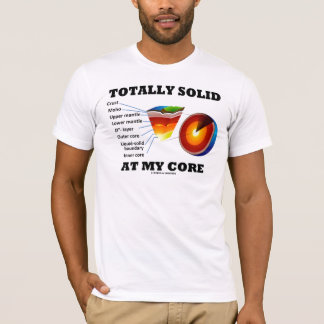 Total Körper an meinem Kern (Schichten der Erde) T-Shirt