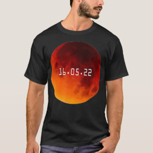 Total Lunar Eclipse May 16 2022 Blood Moon Mens Bo T-Shirt