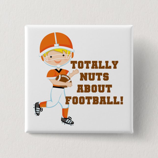Total Nuts über Fußball Button (Vorderseite)