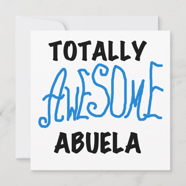 Total Phantastisch Abuela Blue Tshirts and GIfts (Vorderseite)