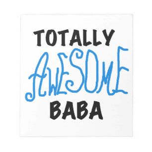Total Phantastisch Baba Tshirts und Geschenke Notizblock