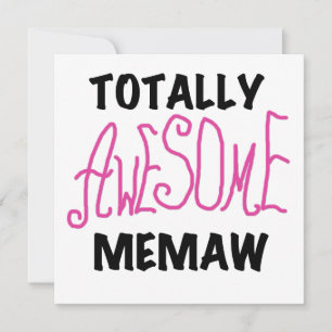 Total Phantastisch Memaw Rosa T - Shirt und Gesche