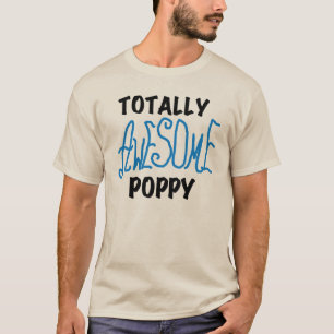 Total Phantastisch Mohnblumen und Geflügel T-Shirt