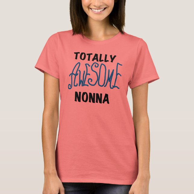 Total Phantastisch Nonna Blue T - Shirt und Gesche (Vorderseite)