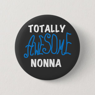 Total Phantastisch Nonna Blue T - Shirt und Gesche Button