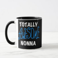 Total Phantastisch Nonna Blue T - Shirt und Gesche