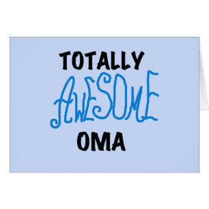 Total Phantastisch Oma Blue T - Shirt und Geschenk
