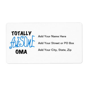 Total Phantastisch Oma Blue T - Shirt und Geschenk