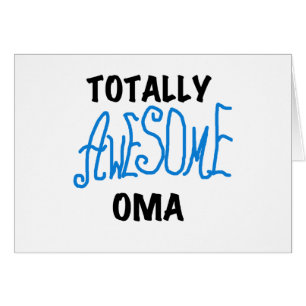 Total Phantastisch Oma Blue T - Shirt und Geschenk
