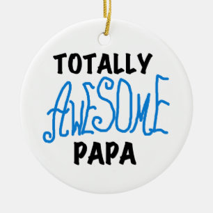 Total Phantastisch Papa T - Shirt und Geschenke Keramik Ornament