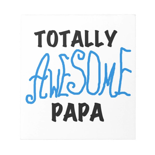 Total Phantastisch Papa T - Shirt und Geschenke Notizblock (Vorderseite)