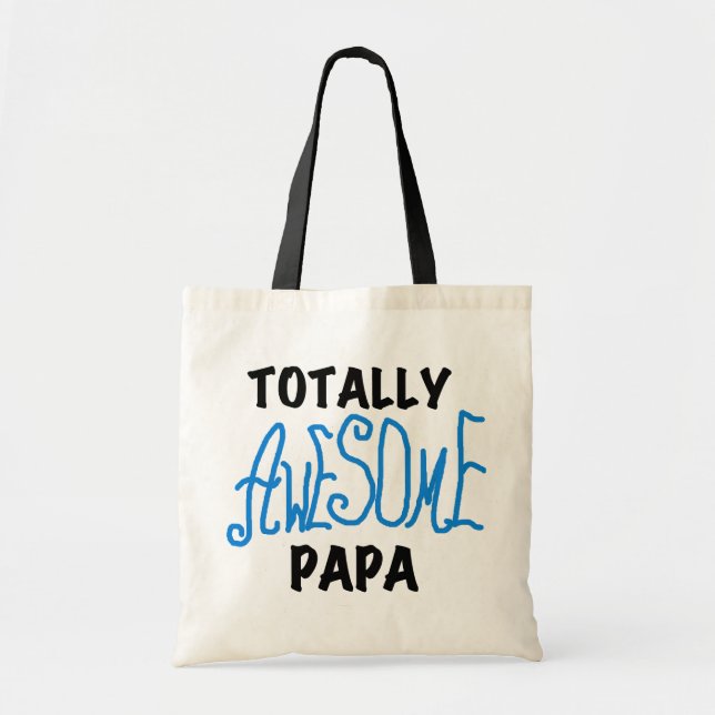 Total Phantastisch Papa T - Shirt und Geschenke Tragetasche (Vorne)
