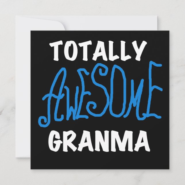 Total Phantastische Granma Blue T - Shirt und Gesc (Vorderseite)