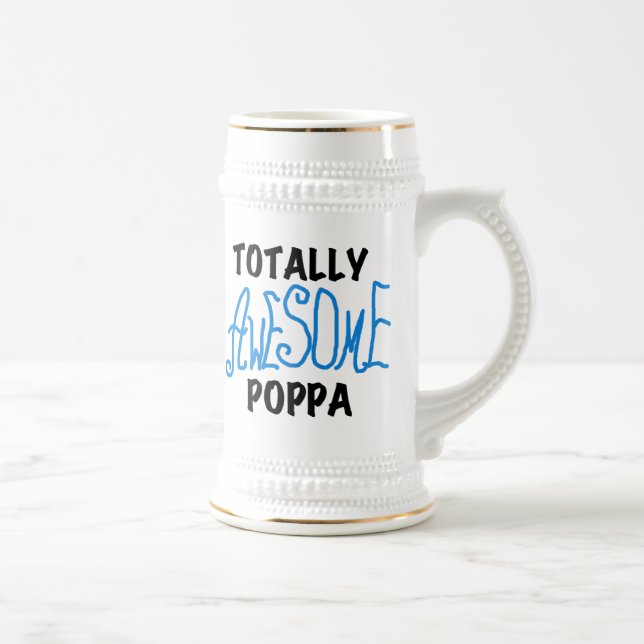 Total Phantastische Poppa-Hemden und Geschenke Bierglas (Rechts)