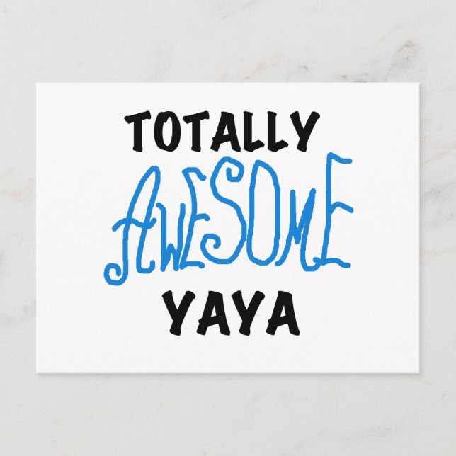 Total Phantastische Yaya-T - Shirt und Geschenke Postkarte (Vorderseite)