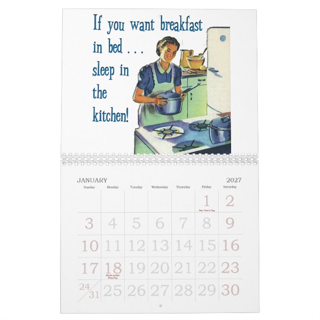 Total Retro Kalender (Jan 2027)