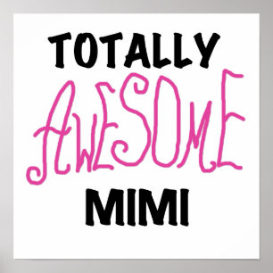 Total rosa T-Shirts fantastisches Mimi und Geschen Poster