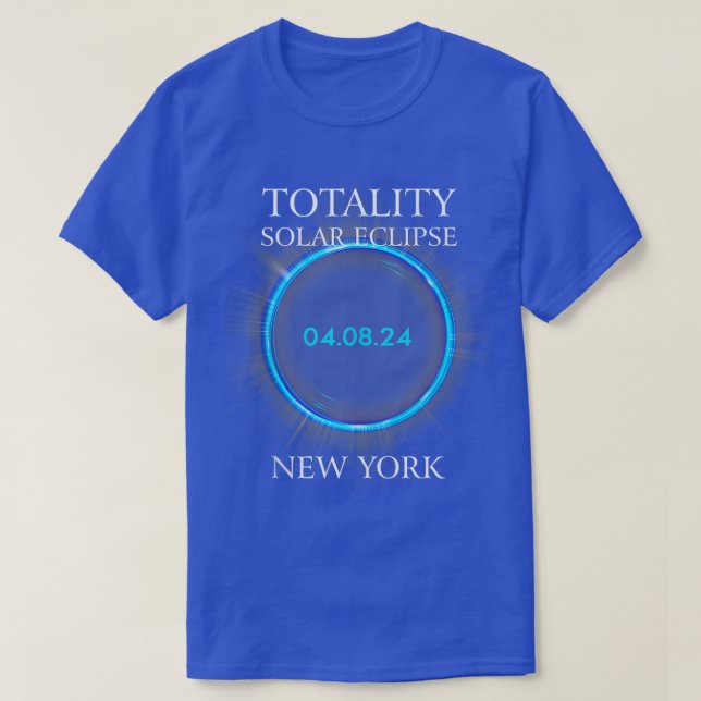 Total Solar Eclipse 2024 New York 040824 T-Shirt (Design vorne)