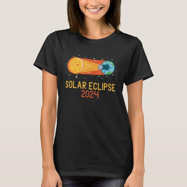 Total Solar Eclipse 2024 T-Shirt (Vorderseite)