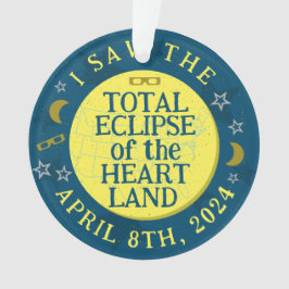Total Solar Eclipse 8. April 2024 Viewer Souvenir Ornament