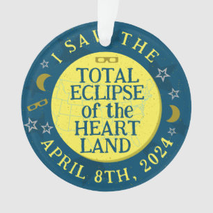 Total Solar Eclipse 8. April 2024 Viewer Souvenir Ornament