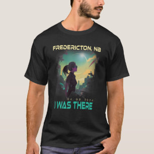 Total Solar Eclipse Aesthetic Girl Fredericton NB T-Shirt