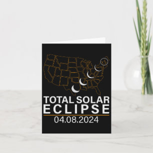 Total Solar Eclipse April 8 2024 Amerika Karte