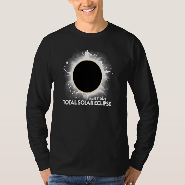 Total Solar Eclipse April 8 2024 Great American To T-Shirt (Vorderseite)