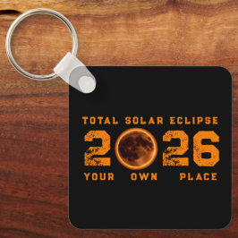Total Solar Eclipse August 12 2026 Schlüsselanhänger