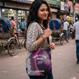 Total solar eclipse August 2026 text personalized