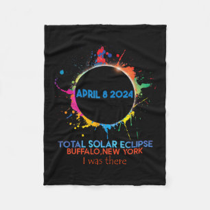 Total Solar Eclipse Buffalo New York 2024 I war di Fleecedecke