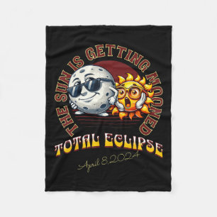 Total Solar Eclipse Chase 2024 Sun gewinnt Mond Fleecedecke