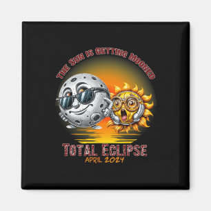 Total Solar Eclipse Chase April 2024 Sun ist Getti Magnet