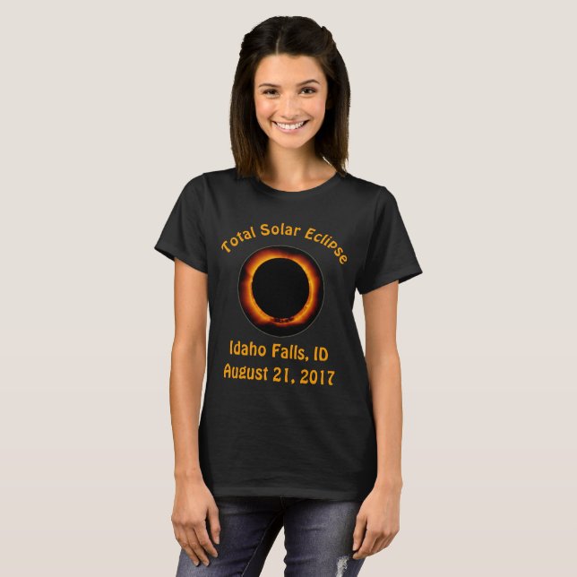 Total Solar Eclipse (Idaho Falls, ID) T-Shirt (Vorne ganz)