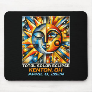 Total Solar Eclipse Kenton Ohio Mousepad