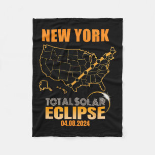 Total Solar Eclipse New York Fleecedecke
