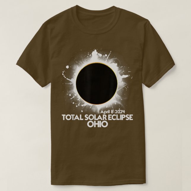Total Solar Eclipse Ohio 2024 American Totality  T-Shirt (Design vorne)
